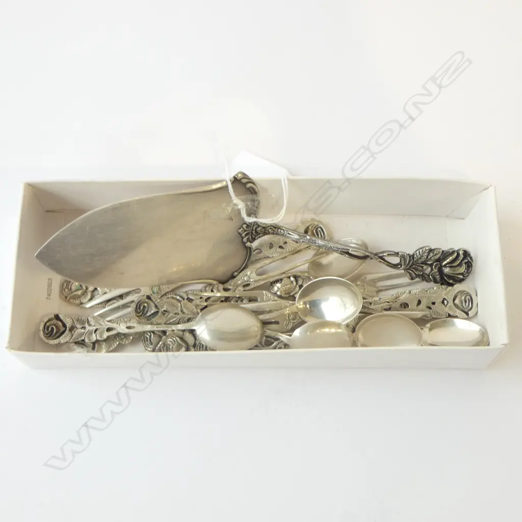 14 ANTIKO GERMAN .800 SILVER CUTLERY 219gms Image 1++