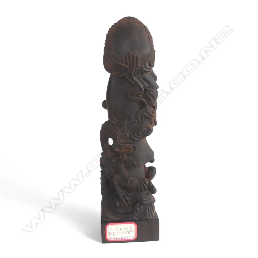 ORIENTAL QUAN LIN CARVING H.270mm Image 1++