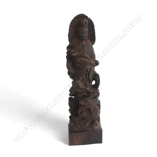 ORIENTAL QUAN LIN CARVING H.270mm