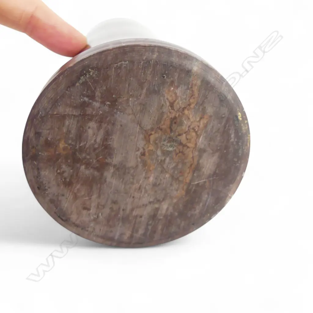 2 STONE ORIENTAL LIDDED CONTAINERS H.175mm Image 1++