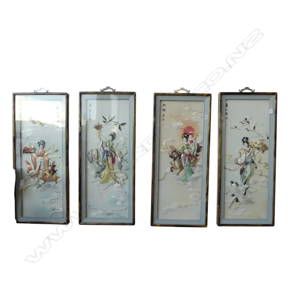 4 PANEL CHINESE ARTWORK 1060x445mm OVERALL Image 1++