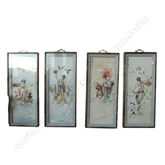 4 PANEL CHINESE ARTWORK 1060x445mm OVERALL