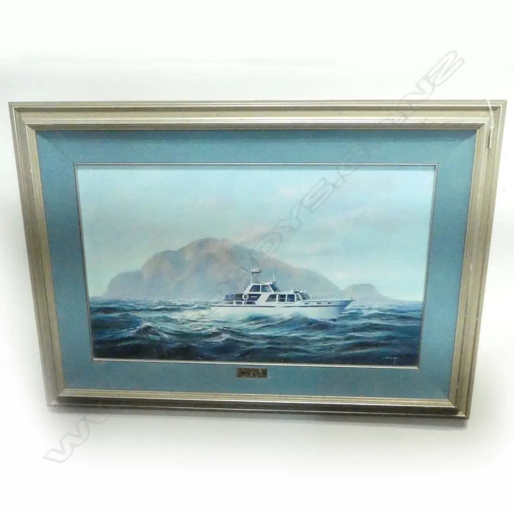 COLIN C. WYNN, KIRRIBILLI STEPHENS PASSAGE, OIL ON BOARD, 390x640mm Image 1++