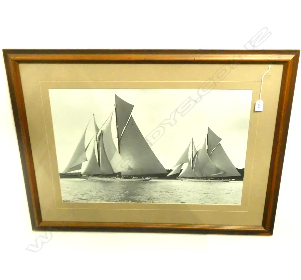 KEITH BEKEN PHOTOGRAPH 'COWES YACHTS 1930' 450 x 620mm Image 1++