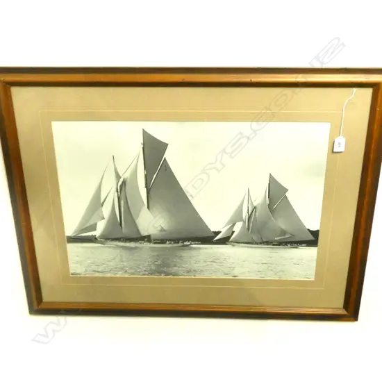 KEITH BEKEN PHOTOGRAPH 'COWES YACHTS 1930' 450 x 620mm