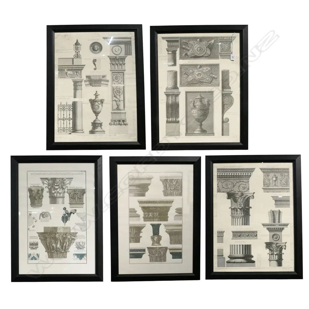 5 ARCHITECTURE PRINTS 590x425mm Image 1++