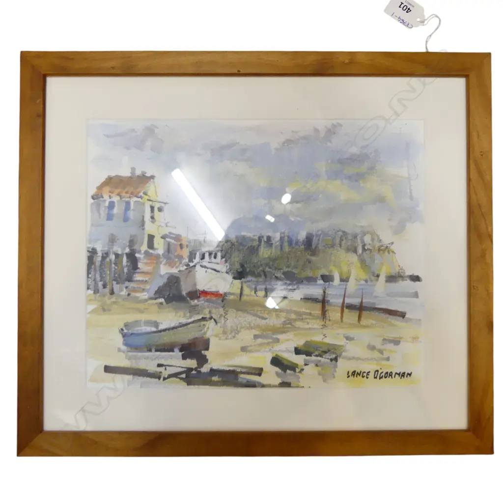 LANCE O'GORMAN, CORNWALL, W/C, 230x290mm Image 1++