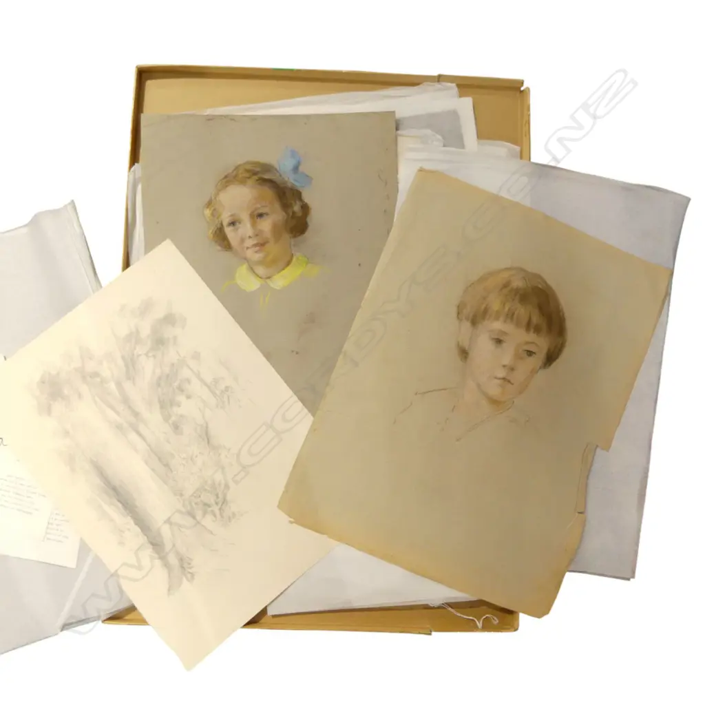 16 CARL THORWALD LAUGESEN WORKS ON PAPER some unsigned Image 1++