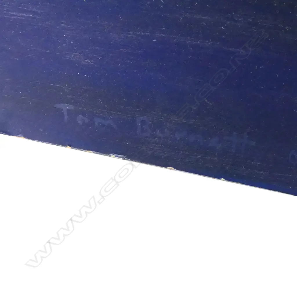 TOM BURNETT (NZ 1958-), COASTAL CLIFFS LANDSCAPE, ACRYLIC ON BOARD, SIGNED, 1900 x 1200mm Image 1++