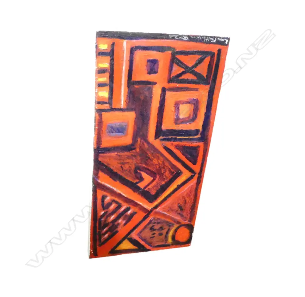 LEE FELTHAM,VARIOUS SHAPES, 3 X ACRYLIC ON CANVAS, ONE SIGNED 2020, LGST 380 x 760mm , provenance below Image 1++