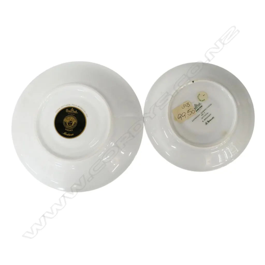 ROSENTHAL ESPESSO SAMMELTASSE NR.2 'MYTHOS' C/S by B. BRENNER + ROSENTHAL VERSACE 'MEDUSA' C/S Image 1++