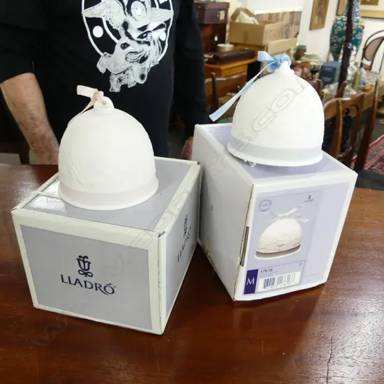 2 LLADRO BOXED BELLS