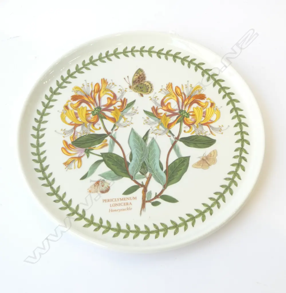 PORTMEIRION BOTANICAL GARDEN HONEYSUCKLE CAKE PLATTER, D.260MM  Image 1++
