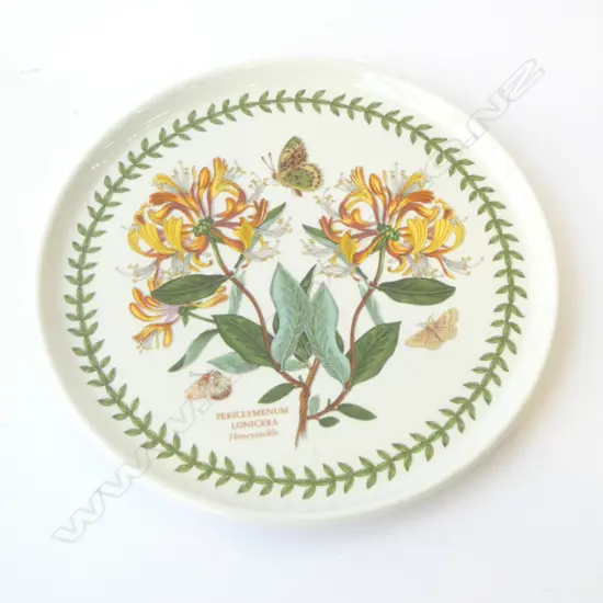 PORTMEIRION BOTANICAL GARDEN HONEYSUCKLE CAKE PLATTER, D.260MM 