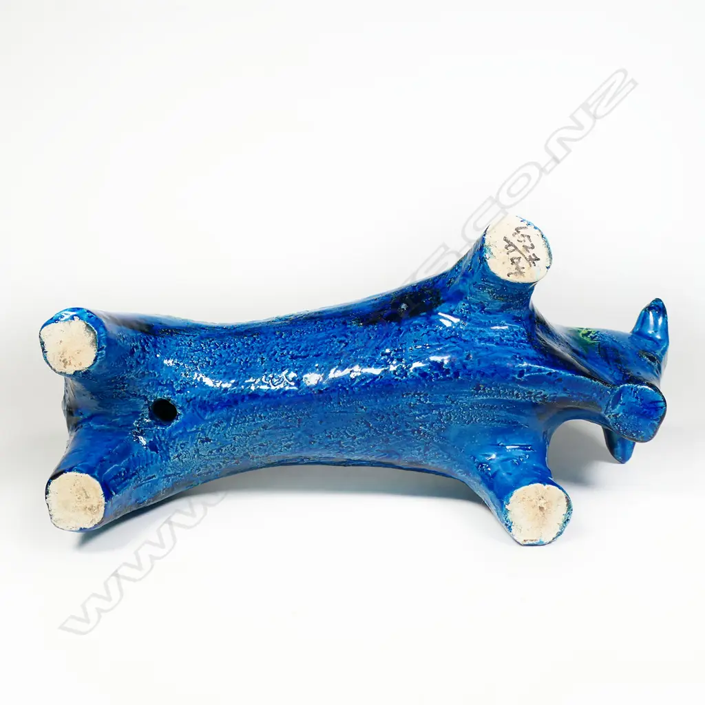 Vintage Bitossi Bull designed by Aldo Londi numbered/Italy to foot. H.160 x 300mm Image 1++