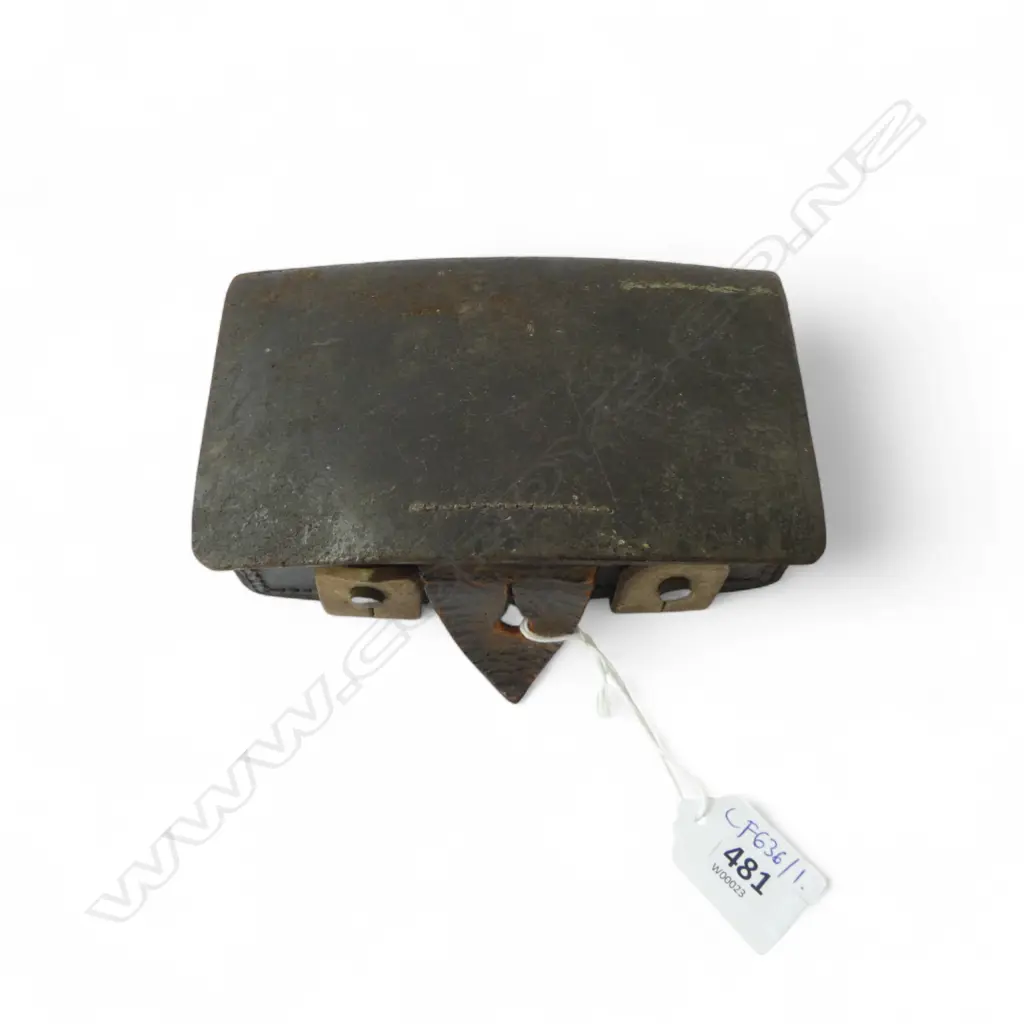 LEATHER BULLET POUCH ALLEGEDLY NZ WAR ERA W.160mm Image 1++