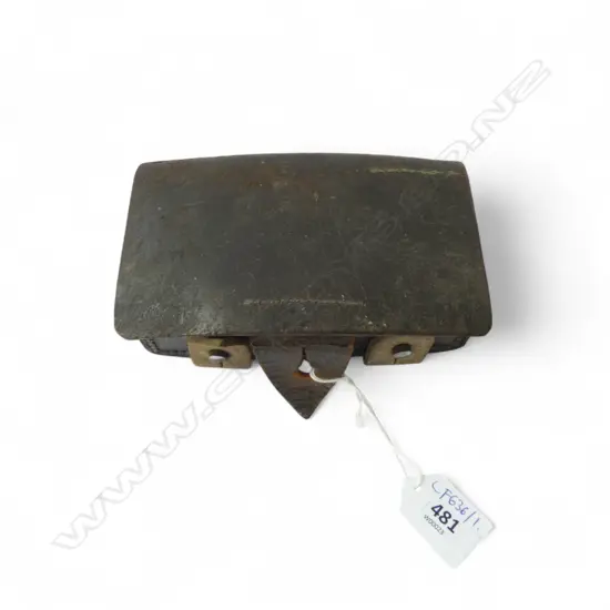 LEATHER BULLET POUCH ALLEGEDLY NZ WAR ERA W.160mm