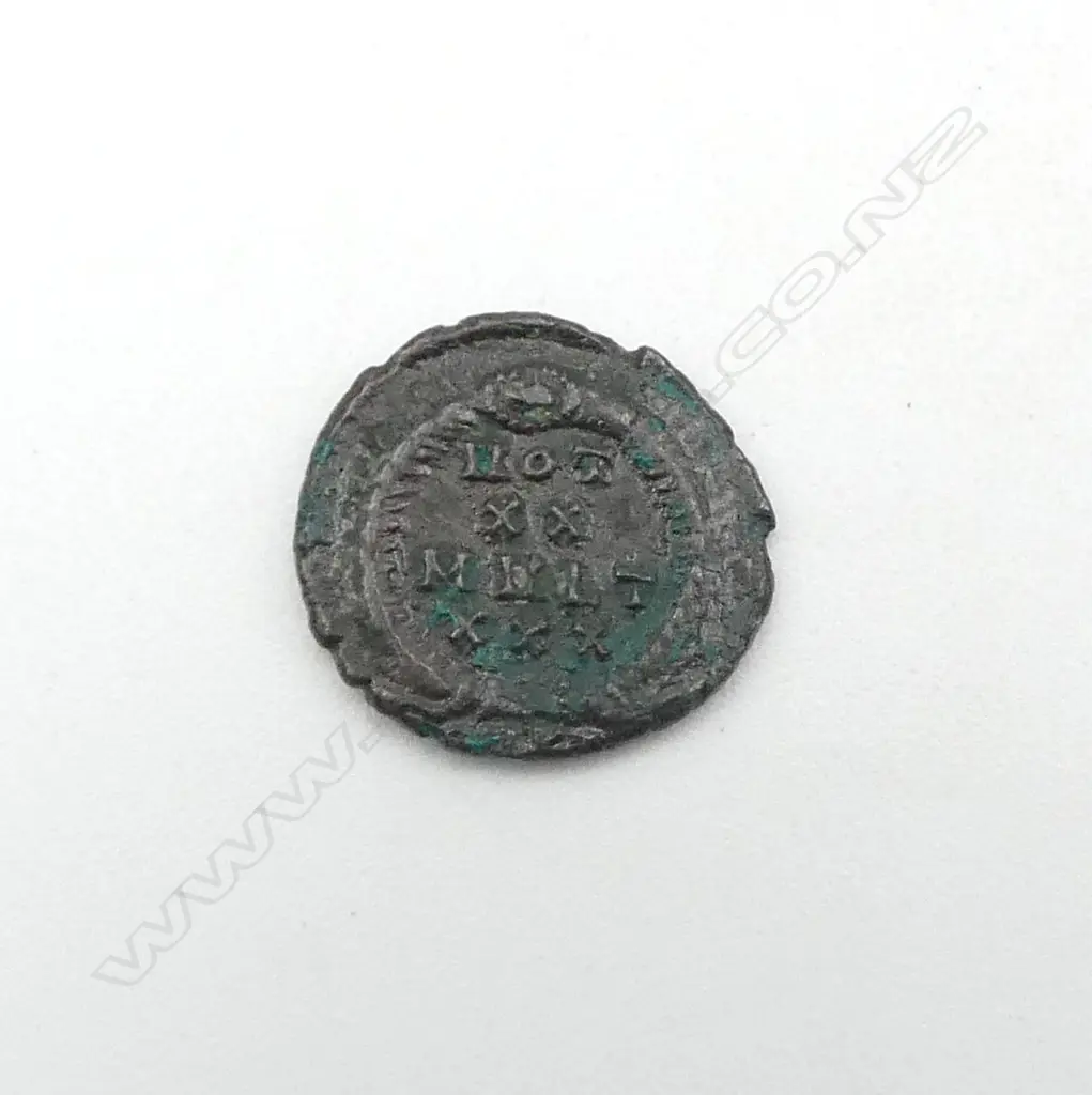 CONSTANTIUS II 337-361 Ae 4 REVERSE WREATH TYPE Image 1++