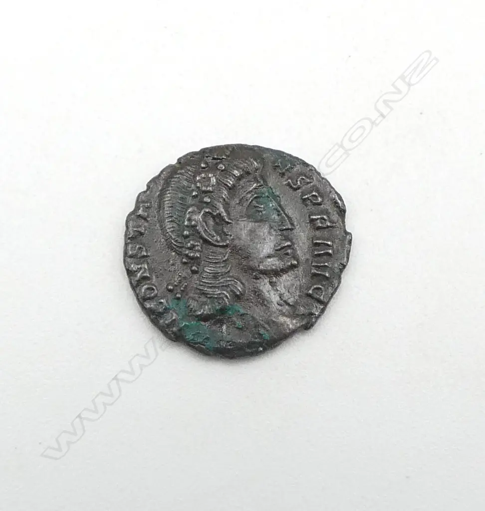 CONSTANTIUS II 337-361 Ae 4 REVERSE WREATH TYPE Image 1++