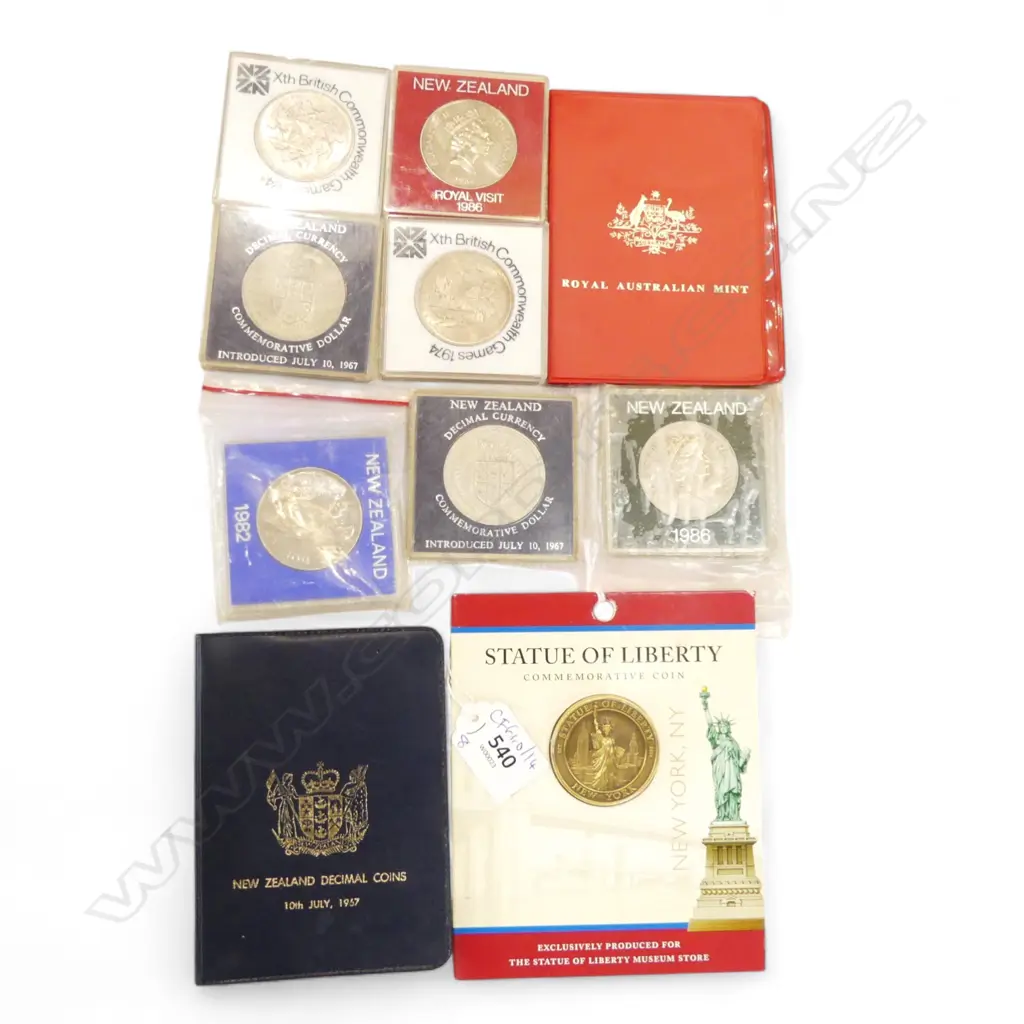 8 ASST. COMMEMORATIVE COINS Image 1++