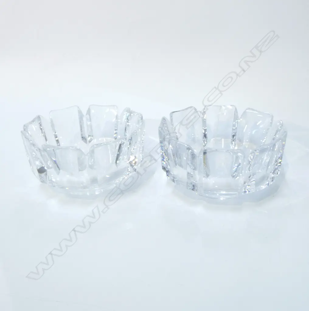 PR ORREFORS CRYSTAL BOWLS 185mm dia Image 1++
