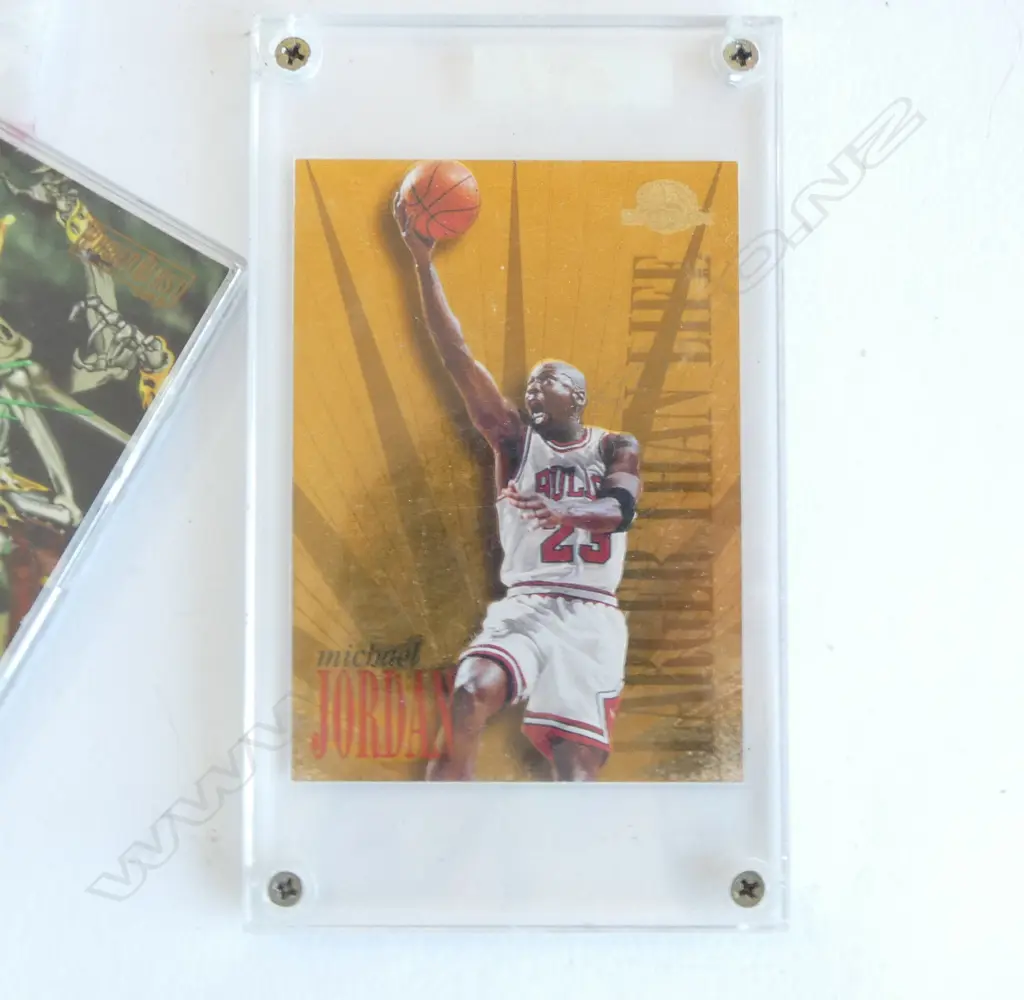ASST. 1980s/90s SPORTS CARDS; SOFTBALL, NBA, RUGBY LEAGUE, MICHAEL JORDAN 'LARGER THAN LIFE' ETC Image 1++