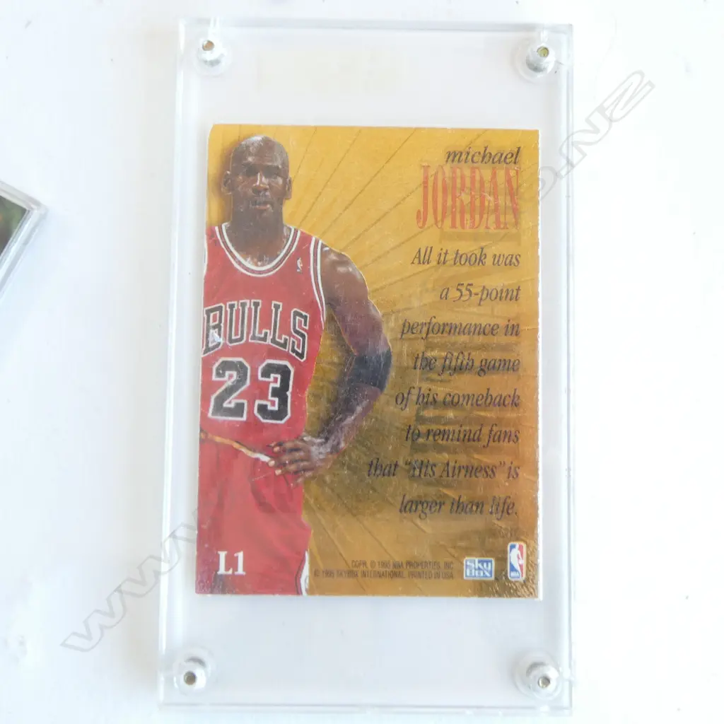 ASST. 1980s/90s SPORTS CARDS; SOFTBALL, NBA, RUGBY LEAGUE, MICHAEL JORDAN 'LARGER THAN LIFE' ETC Image 1++