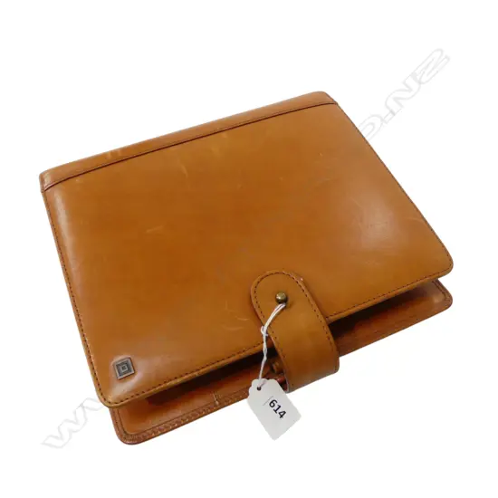 A5 SIZE ORGANISER DIARY BY TIME/SYSTEM DENMARK IN ITALIAN LEATHER CASE 250x220mm