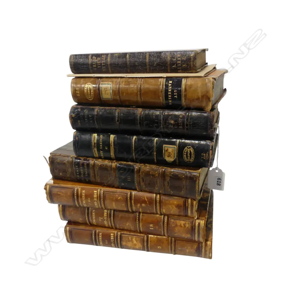 8 ANTIQUE BOOKS + OLD 'LIBERTY'S NEW SHOPS' BOOKLET Image 1++