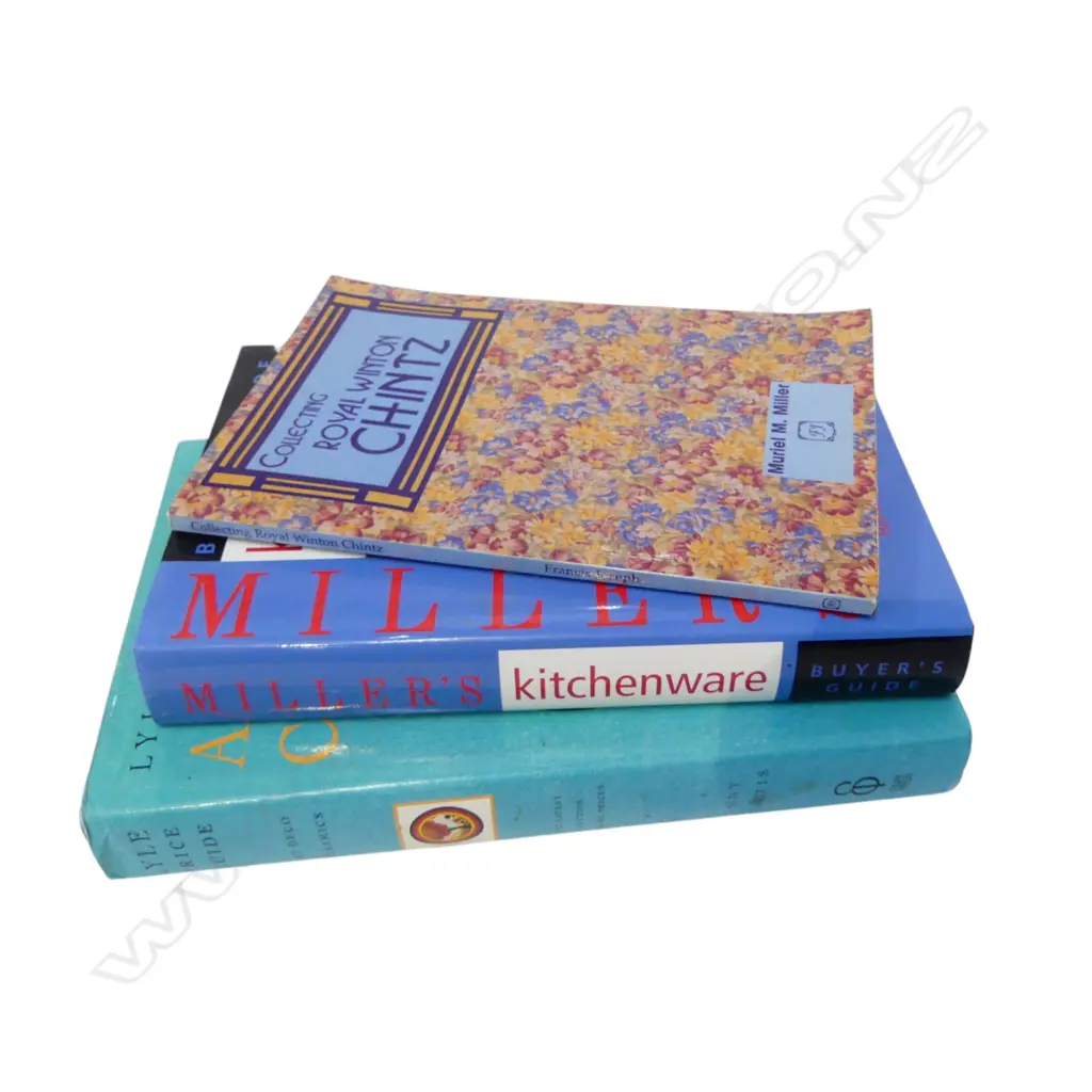 3 REFERENCE COLLECTOR’S BOOKS – ART DECO, KITCHEN WARE, ROYAL WINTON CHINTZ  Image 1++
