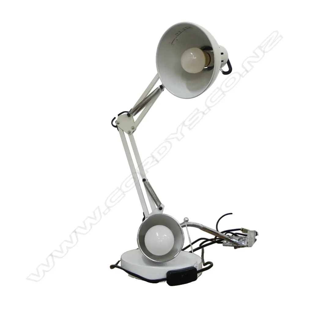 2 MODERN WHITE LAMPS Image 1++