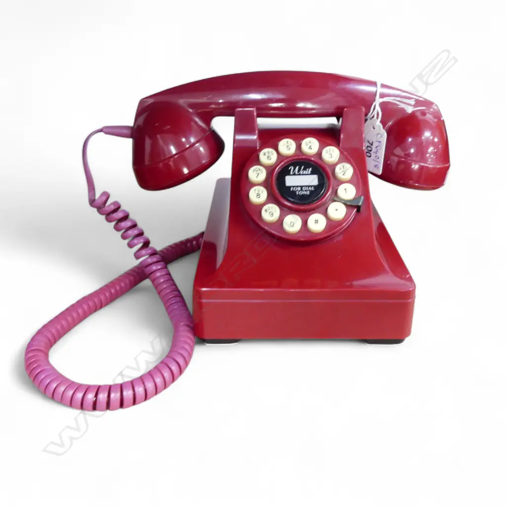 RED DIAL PHONE L.190mm Image 1++