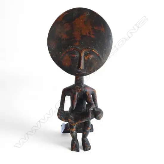 An African carved wood figure