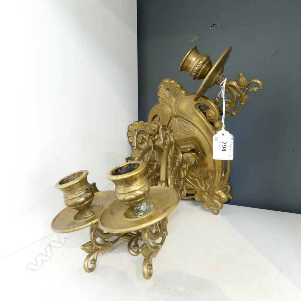 PR BRASS WALL SCONCES  Image 1++