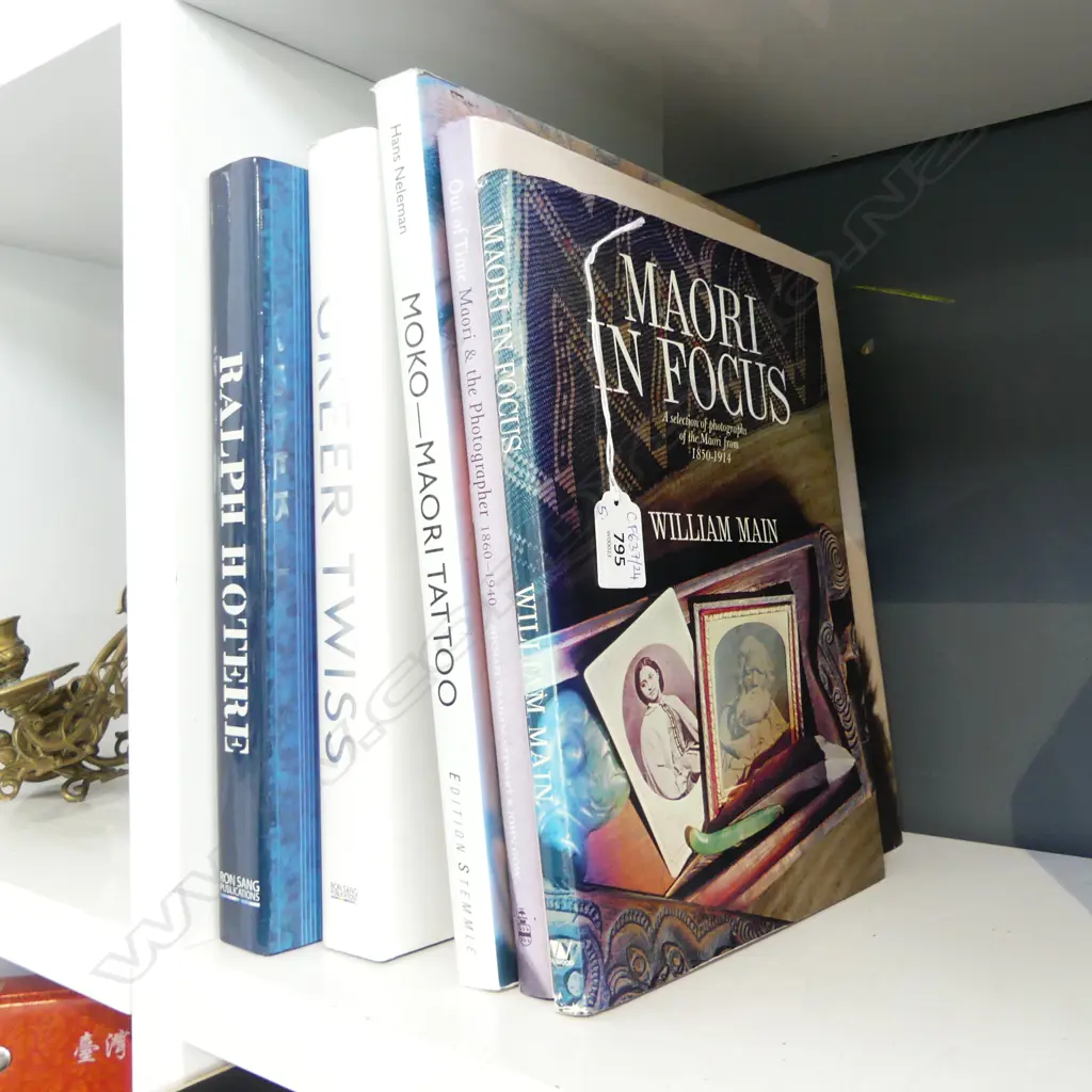 5 BOOKS; GREER TWISS, RALPH HOTERE, 3 MAORI PHOTOGRAPHY Image 1++