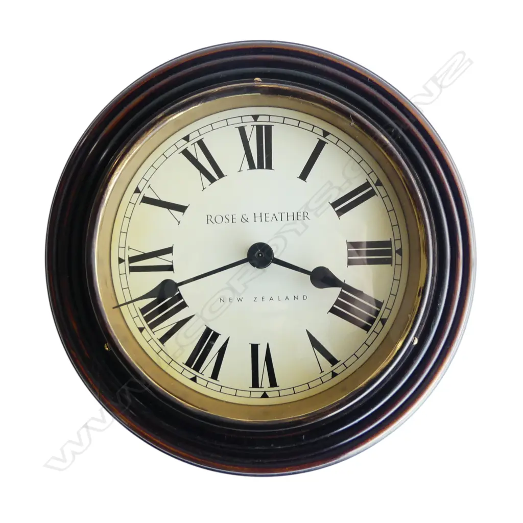 ROSE & HEATHER WALL CLOCK Dia.230mm Image 1++