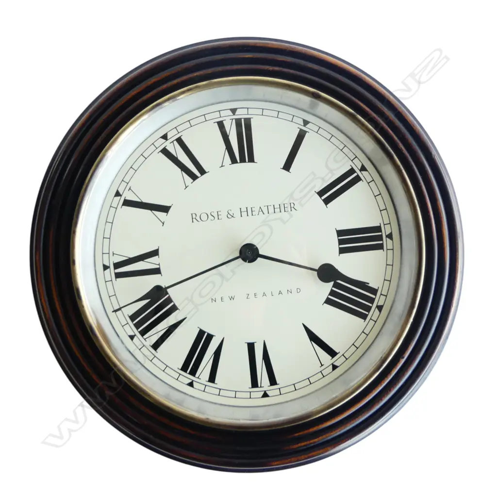 ROSE & HEATHER WALL CLOCK Dia.360mm Image 1++