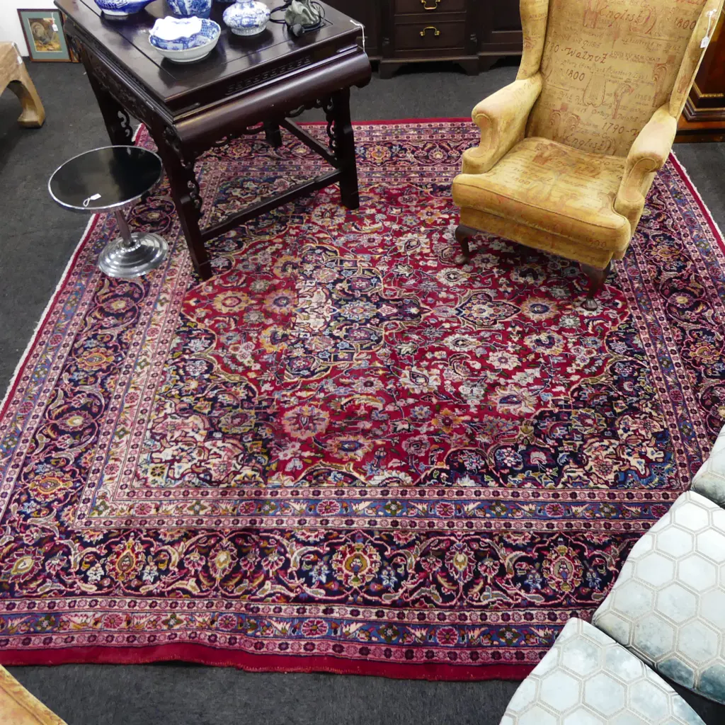 LG HAND KNOTTED WOOL PILE RUG 2900x2850 (2 RUGS JOINED) Image 1++