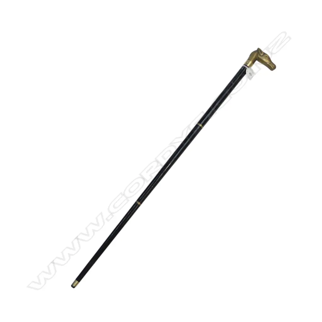 HORSE HEAD WALKING STICK (unscrews to reveal a flask) L.880mm Image 1++