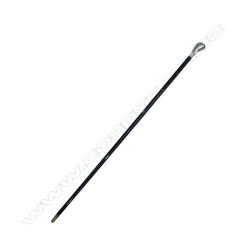 STG SILVER CAPPED WALKING STICK L.940mm Image 1++