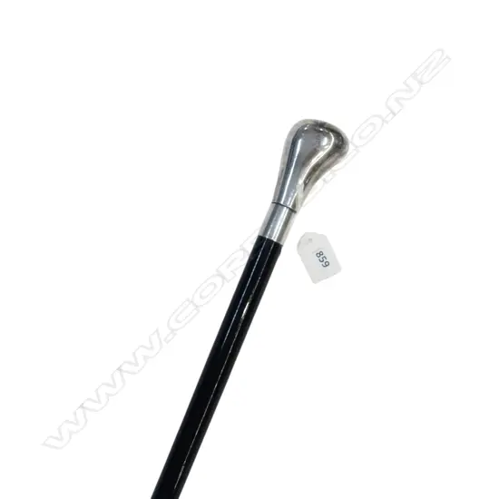 STG SILVER CAPPED WALKING STICK L.940mm