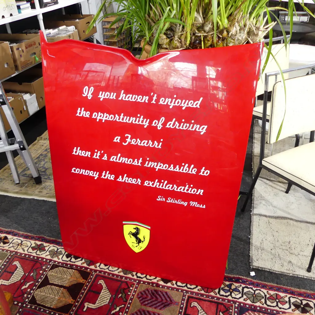 VINTAGE FERRARI BONNET EX ESTATE OF NORTHLAND ENGINEER EX FERRARI ITALY... Image 1++