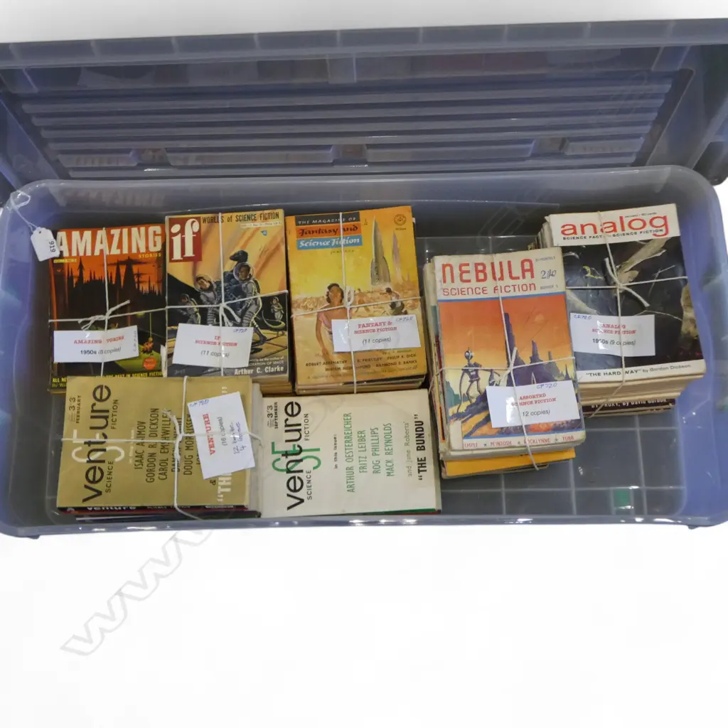 ASST. 1950s/60s SCIENCE FICTION MAGAZINES; VENTURE SF, NEBULA ETC Image 1++