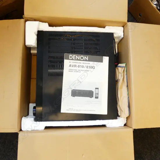 DENON AVR-80 INTEGRATED AV SURROUND RECEIVER, BOXED