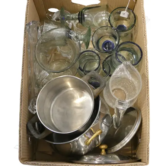 ASST. CRYSTAL, GLASSWARE & KITCHENWARE