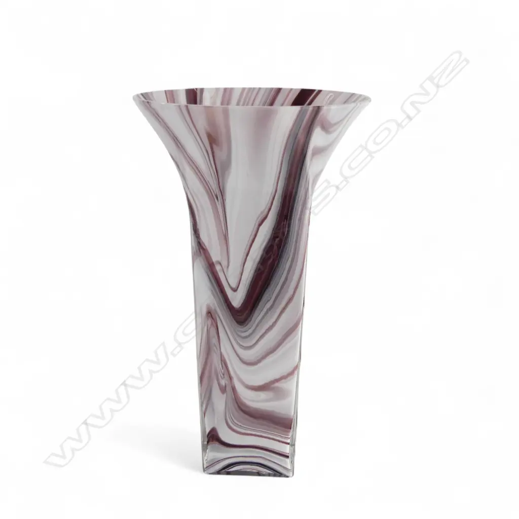 c.1970 LG SERGIO ASTI FOR VENINI MURANO ART GLASS VASE, H.410mm, D.210mm ALL FAULTS REPAIRS Image 1++