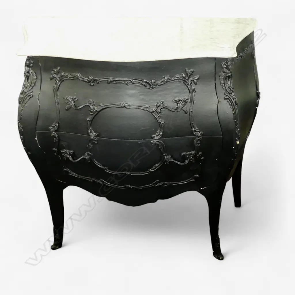 MARBLE TOP COMMODE 840x420x800mm Image 1++