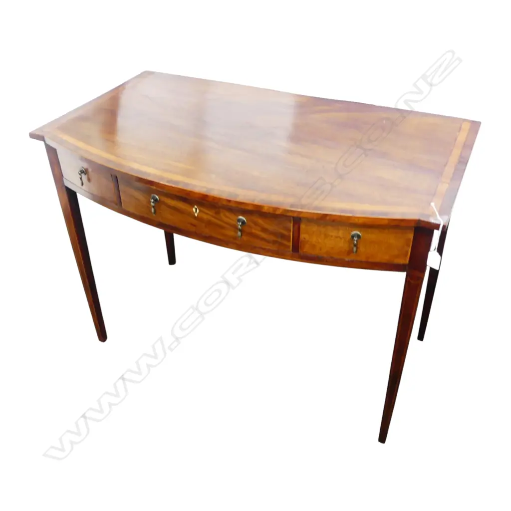GEORGIAN MAHOGANY DESK 995x575x735mm Image 1++