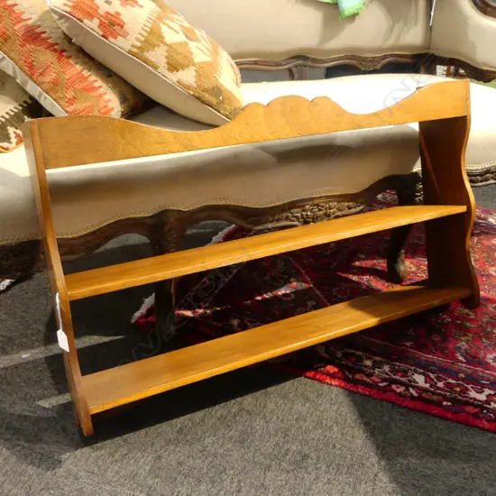 WOODEN WALL SHELF W.856mm