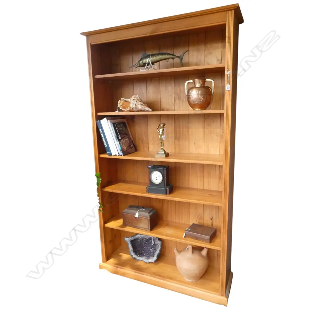 WOODEN BOOKSHELF 1200x350x2105mm Image 1++